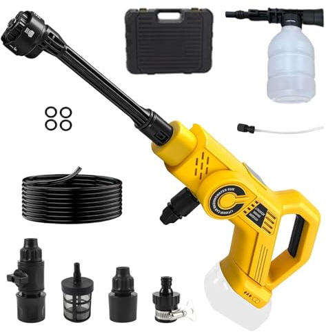 Hidrolimpiadora de Alta Presion Bateria Compatible con Dewalt 20V,