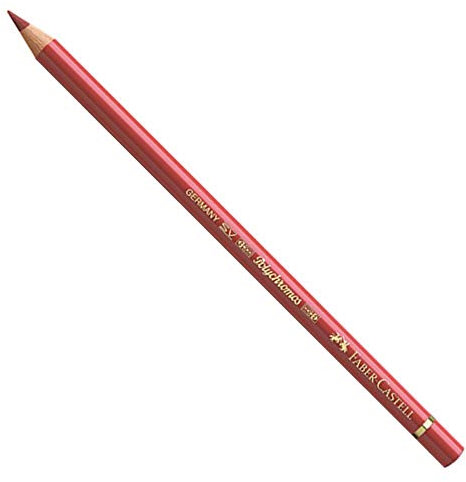 Faber-Castell Art & Graphic Polychromos Colour Pencil, (191), Pompeian Red, for Art, Craft, Drawing, Sketching, Home, School, University, Colouring