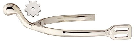 Sprenger Schwanenhalssporen mit Rad, 40 mm