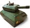 Suck UK Tank Katzenhaus aus Pappe, Kätzchenspielzeug und Katzenbett, interaktives Katzenspielzeug für Katzen, originelles Katzenzubehör und Katzengeschenke, Katzenspielzeug für drinnen oder draußen