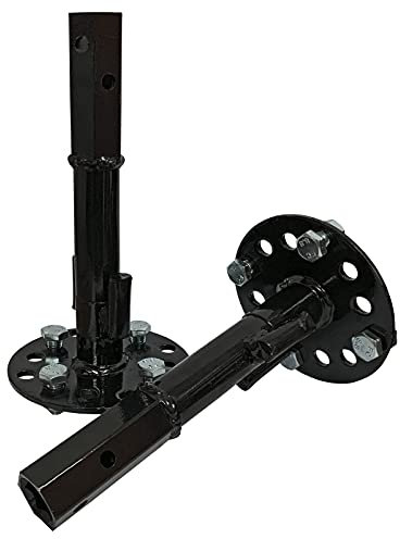 Bricoferr PT00037 Un Juego de Ejes para Acoplar a Ruedas Neumáticas con Un Encaje Hexagonal Interior De 23mm, modelo surtido.