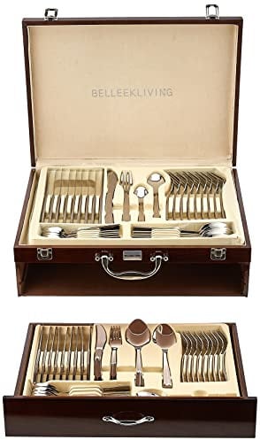 Belleek Pottery 8935 Occasions Cutlery Set, Stainless Steel, Silver, 45 x 45 x 30 cm