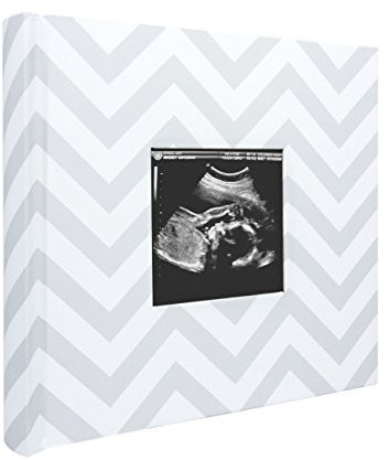 Pearhead 71125 Chevron Photo Album, weiß