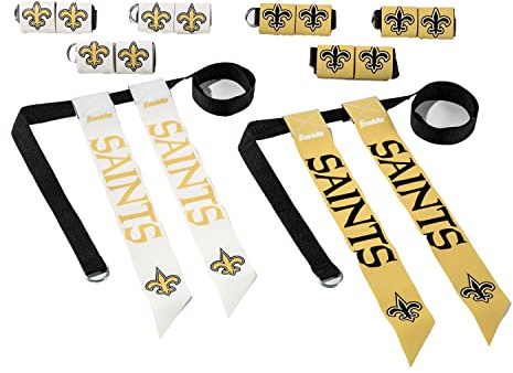 Franklin Sports NFL Team Flag- Football-Sets – Gürtel + Flaggen – Kinder + Erwachsene – passend für Taille bis zu 91,4 cm – NFL lizenziert