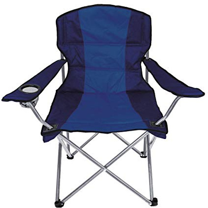 Unbekannt Campingsessel 58x58x95cm Klappstuhl Farbe wählbar Campingstuhl Stuhl Polyester, Farbe:blau