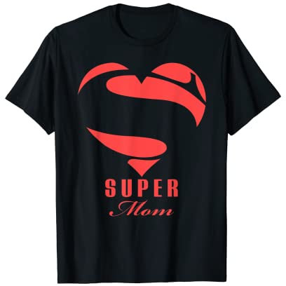 Super Mom Superhero T Shirt Gift Mother Father Day T-Shirt