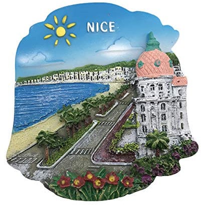 3D Nizza Frankreich Kühlschrank Kühlschrankmagnet Tourist Souvenirs Handarbeit Harz Handwerk Magnetischen Aufkleber Home Küche Dekoration Reise Geschenk