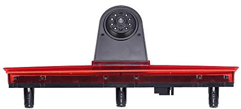 Top Mount Bremsleuchte Kamera Bremslicht Rückfahrkamera Wasserdicht Auto Einparkhilfe Rückfahrsystem Ersatz für VW T5 Bus Transporter Caravelle 2003-2015 Bj