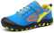 Mishansha Kinder Schuhe für Draußen Jungen Freizeitschuhe Atmungsaktivität Schweiß Absorbierend Flach Tennisschuhe Mädchen Patchwork Hallenschuhe, 32 EU, Blau