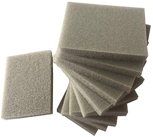 10 spugne abrasive, per uso a secco/umido, blocchetti in schiuma per levigare la carrozzeria, grana 1200-1500