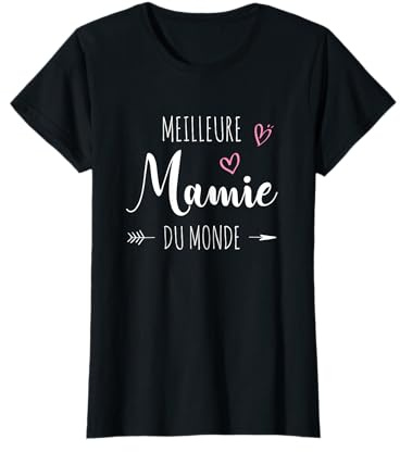 Meilleure Mamie du monde Super Grand-mère Fête des mères T-Shirt