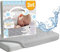 Bisoo Spannbettlaken Beistellbett 90x55 cm - wasserdichte Bettlaken Matratzenschoner Baby 100% Baumwolljersey Öko-Tex - Kompatibel Kindercraft Fabimax - 1 Stück Grau 55x90 cm