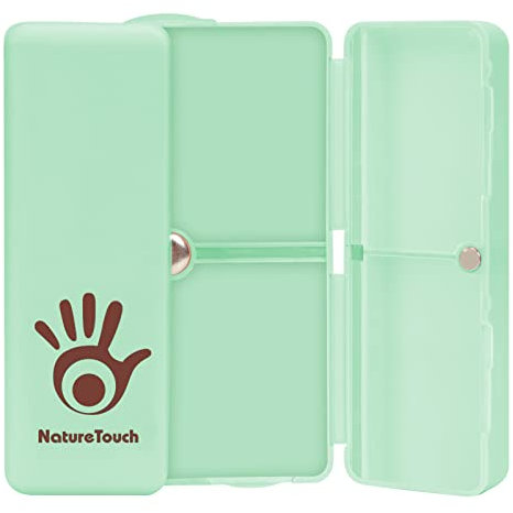 NatureTouch Reise-Pillendose mit Magnet, Wochentags-Box für 7 Tage
