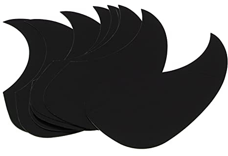 10Pcs Yootones Acoustic Guitar Pickguard Anti-Scratch Guard Plate Compatible with Acoustic Guitar(Black)