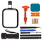 Auleset Cubierta frontal de cristal para reloj LCD, digitalizador de pantalla táctil, reparación con cable flexible para Apple Watch Series 2/3 4 5 SE para Apple Watch 40 mm (serie 4)