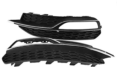 Griglie fendinebbia paraurti anteriore, per griglie fendinebbia paraurti anteriore stile S3 nero lucido per Audi A3 S-Line 8V 2013-2016