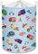 Clastyle 45L Blau Auto Kinder Wäschekorb Baby Junge Spielzeug Aufbewahrungskorb mit Deckel Faltbare Kinderzimmer Aufbewahrung, 36x45 cm