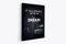 tradercat XXL Motivation-Wandbild - it all starts with a dream - Poster für Erfolg und Fitness, Leinwand und Poster komplett und aufhängefertig (75 x 100 cm)