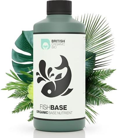 Fish Base – Hydrolysed Fish Biomass Plant Feed, Amino-Acid Nutrients for Soil, Coco & Containers | Highly Concentrated, Undiluted Formula | Supports Strong Roots & Lush Growth
