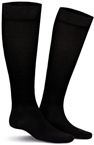 KUNERT Herren Kniestrümpfe Fly&Care® Stützklasse III effektive Stützwirkung Brown-mel. 8210 39-40