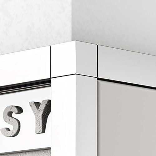 Tileasy Chrome 10mm Boxed Metal Tile Trim Corner - CBC10