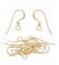 Xierdio 14K Gold Filled French Wire Earring Hooks (30pcs)
