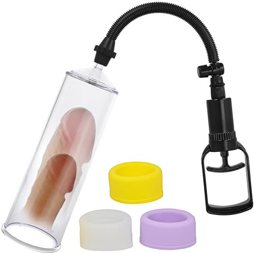 Bomba de vacio Alargamiento de pene masculino Juguetes eróticos para adultos: Bomba pene Alargar pene Pompa pene Bomba vacio Aumento de pene hombre Sex toys Penis pump Juguetes sexuales P02