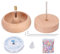 Cyrank Perlen-Spinner-Perlen-Set Mit Haken Mit Big Eye Beading Needle, Elektrisches Perlen-Spinner-Set Mit 1000 Perlen, Tonperlen-Set Mit Perlen-Spinner Für Tonperlen, Schmuckherstellung