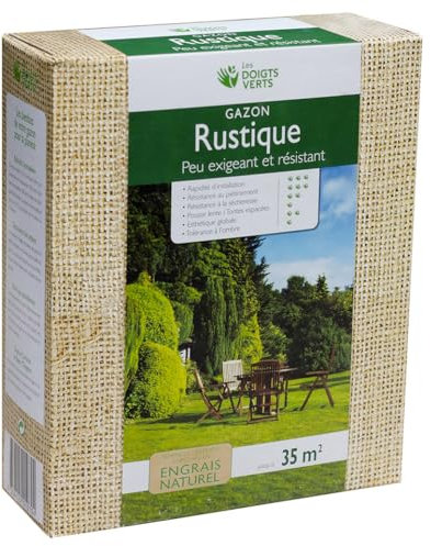 Les doigts verts, Gazon Rustique enrichi 1 kg