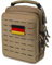 WYNEX Taktische Molle-Admin-Tasche, Utility EDC Tasche Veranstalter Modulare Werkzeugtasche mit doppeltem Schichtdesign Medizinische EMT-Befestigungstasche Großes Fassungsvermögen
