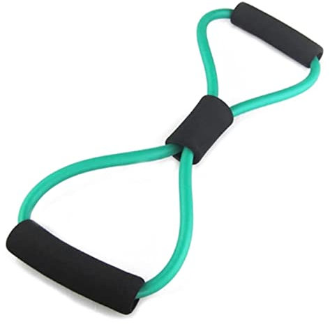 YARNOW Form Fitness Widerstandsband Mit Griffen Vielseitiges Fitnesszubehör Zuhause Elastisches Trainingsband Für Muskelaufbau Und Dehnen Für Männer Und Frauen Robust Und Langlebig