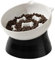 Gamelle Anti Glouton Chat Surélevée - Gamelle Chat Ceramique pour Alimentation Lente - Bol Chat Sureleve Incline Anti Vomissement - Ecuelle Chat avec Labyrinthe Interactif - Gamelles Chats Surélevées
