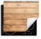 DarHaus Tapis protection plaque induction 60x52 cm Protege plaque tapis pour induction - Bois - Panneaux