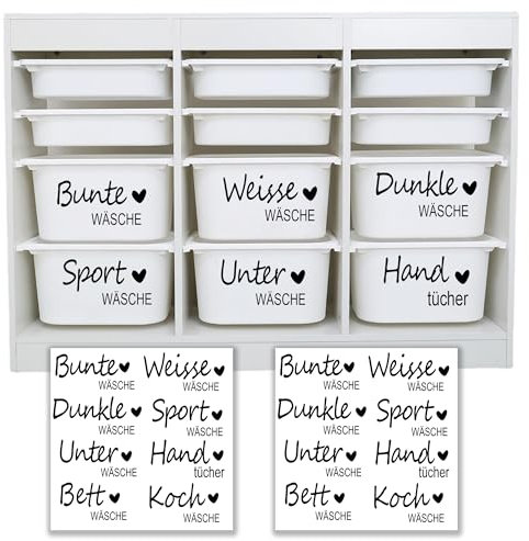 Pegatinas Lavado | Ropa colorida | Lavado blanco | Lavado oscuro | Ropa deportiva | Pegatinas personalizadas