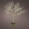 Zarivy Árbol LED rústico de 100 cm con maceta, diseño elegante ideal para adornar interiores y exteriores. Resistente al agua IP44, perfecto para cualquier ocasión. Ilumina con estilo.