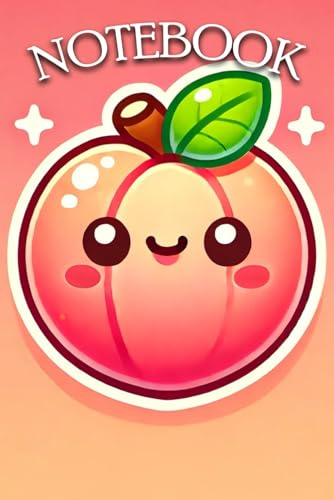 Peach Notebook: Cute Aesthetic Lined Journal for Peach Lovers