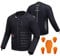 IRON JIA'S Motorradjacke Herren Schutzjacke protektorenjacke mit CE-Schutzausrüstung Vier Jahreszeiten professionelles Motocross-ATV Schwarz XL