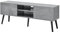 Helloshop26 Mobile TV Design - Supporto TV, 120 cm, effetto cemento, colore: nero