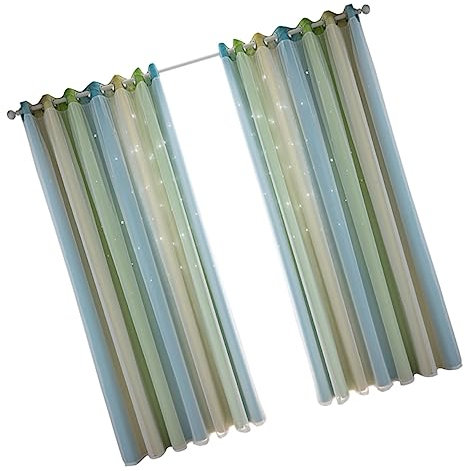 Hemobllo 2stücke Sonnenschutz Vorhang Für Fenster Verdunkelungsvorhang Isolier-verdunkelungsvorhang Schlafzimmer Wohnzimmer Pflegeleicht Maschinenwäsche Chemische Reinigung Doppellagig