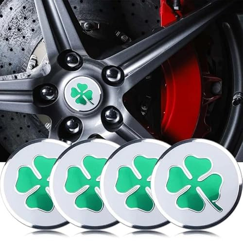 4 Stück Auto Nabendeckel Aufkleber, Radnabenabdeckung-Logo für Audi BMW Porsche Subaru Toyota Honda Jeep 56mm, Nabenkappen Abzeichen Sticker, Felgen Aufkleber