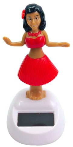 Figura Solare oscillante per la Danza, Figura Solare – Decorazione per cruscotto Auto, Statuetta H-ula, Statuetta Hawaiana, per Il Soggiorno, la Camera da, L'Ufficio