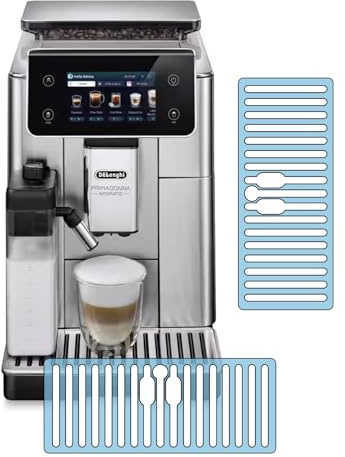 3 x Schutzfolie für DeLonghi Tassenablage Aromatic 630.55 | 630.75 | Transparenter Kratzschutz für ihr Tropfbelch ihres Vollautomaten