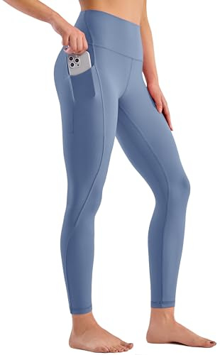 BAYDI Clouduxi 64 cm High Waist Sport Leggings Damen mit Taschen | Blickdichte Sportleggings, Weich und Elastisch, Praktische Seitentaschen, Yoga, Gym, Fitness und Alltag