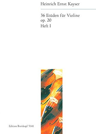 36 Etüden op. 20 für Violine Heft 1 (EB 5141)