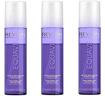 Revlon Equave Keratin Enriched Blonde Conditioner Set of 3 x 200 ml