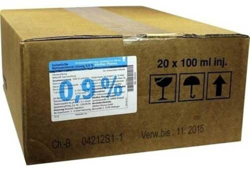 ISOTONISCHE NaCl 0,9% DELTAM.Injektion Glasfl. 20X100 ml