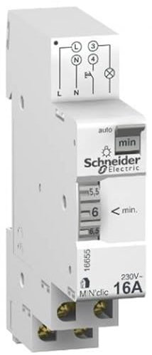 Schneider Electric 16655 Minuterie min'clic 1 à 7minutes 1 module