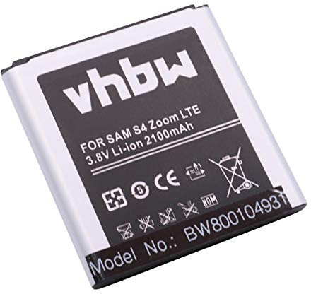 vhbw 1x Akku kompatibel mit Samsung Galaxy NX Mini, NXF1, NX3000, NX3300 Handy Smartphone Telefon (2100 mAh, 3,8 V, Li-Ion)