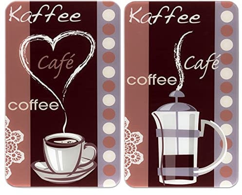 Herdabdeckplatte Universal Kaffeeduft 2er Set