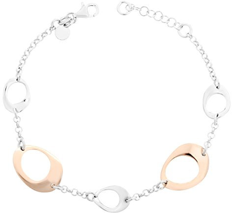Orphelia Damen-Armband Silber vergoldet rhodiniert 18 cm-ZA-7192